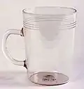 Teeglas mit angebrachten Henkel