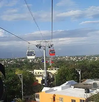 Die Linie T1 der Teleférico de Santo Domingo (2019)