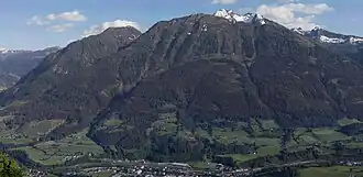 Nordseite von Tennkogel (links), Heukareck und Höllwand von Oberlehen