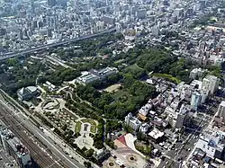 Luftaufnahme des Zoos