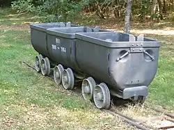 Förderwagen der ehemaligen Kettenbahn