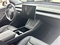 Tesla Model Y, Innenansicht