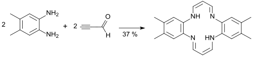 Tetraazaannulene mit Propinal