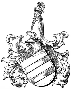 Stammwappen derer von Teuffenbach 1. und 2. Stamm