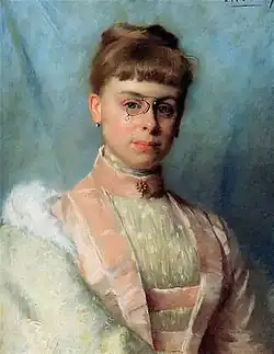 Porträt von Johanna Eugenia Theadora Van Hoorn Schouwe (1918).