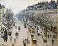 Le Boulevard Montmartre, matin d’hiver
