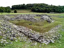 Überreste eines Tempels aus gallo-römischer Zeit