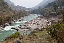 Marsyangdi unterhalb von Simpani