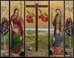 Pérussis-Altar mit Pont d’Avignon (um 1480)