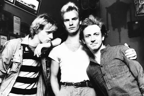 The Police "Reggatta de Blanc" (1979 A&M publicity photo)