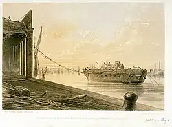 Verladung eines Kabels (um&nbsp;1865)