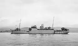 Die Rathlin fungierte als Rettungsschiff