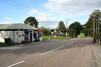 Hauptstraße von Tomnavoulin