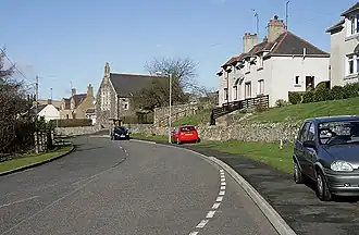 Straßenzug in Grantshouse