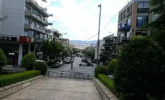 Blick in Richtung Athener Zentrum