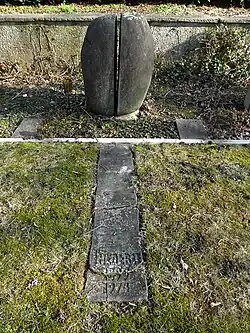 Theo Eble (1899–1974) Künstler, Maler, Grafiker, Glasmalerei, Fresko, Grab auf dem Friedhof Hörnli, Riehen, Basel-Stadt