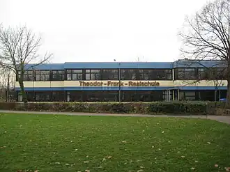 Haupteingang der Theodor-Frank-Schule Teningen