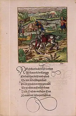 Deutscher Theuerdank in gedruckter Fraktur, 2.&nbsp;Auflage 1519