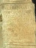 Römischer Grabstein, CIL VIII 19057