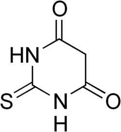 Strukturformel von Thiobarbitursäure