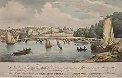 Die Brücke ca. 1820