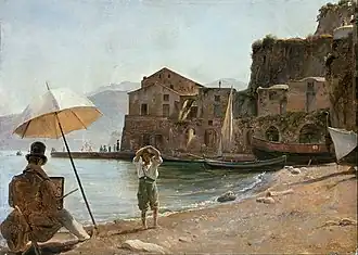 Der Maler und der Knabe, 1834