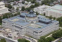 Thomas Jefferson Building, ältestes der vier Gebäude der United States Library of Congress