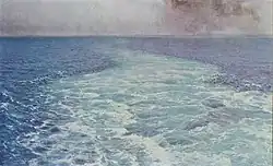 Kielwasser, Motiv aus dem Mittelmeerraum (1893) – Sammlung Hirschsprung