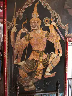 Thotsakan – zehnköpfiger König der Yakshas von Lanka und stärkster Widersacher von Prinz Rama