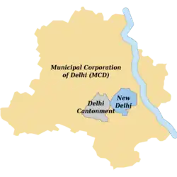Kommunalverwaltungen in Delhi