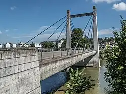 Schrägseilbrücke über die Thur