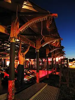 Mobiler Pfostenscooter