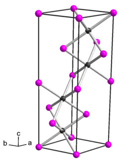 Kristallstruktur von Titan(III)-phosphid
