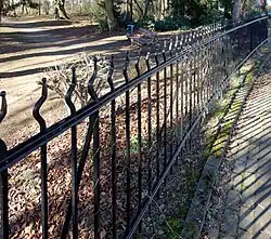 Schmiedeeiserner Zaun