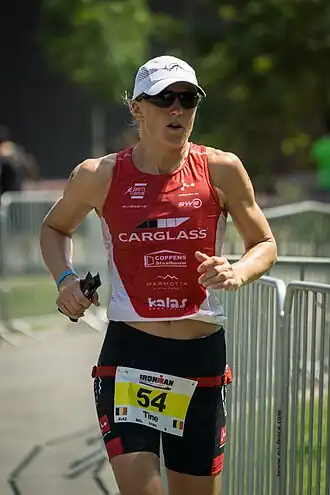 Tine Deckers beim Ironman Germany 2015