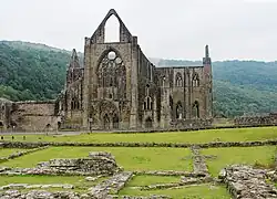 West End der Tintern Abbey