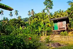 Typische Touristen-Unterkunft