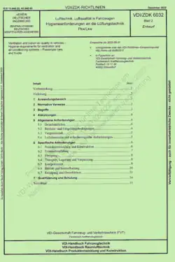 Titelseite des VDI / ZDK 6032 Gründrucks