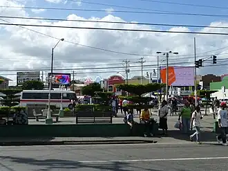 Der Busbahnhof von San Juan