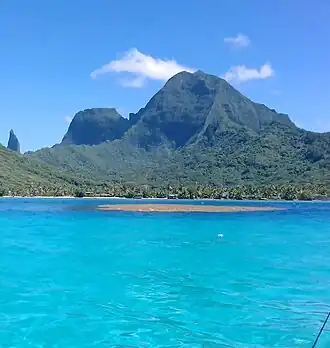 der Berg Tohiea auf Moorea