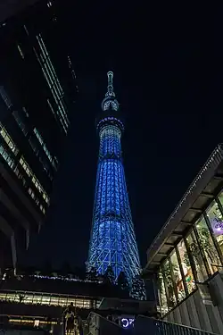 UN-Blau zum 70.&nbsp;Jahrestag der UNO-Gründung