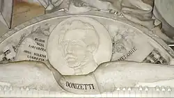 Detail des Grabsteins