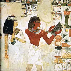 Der Beamte Nacht und seine Frau Taui, 18. Dynastie