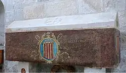 Grab der Violante von Aragón