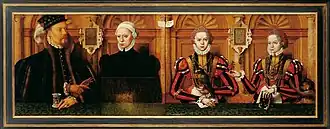 Familienbild des Grafen Johann II. von Rietberg (nach der Wiederherstellung) (Hermann tom Ring)