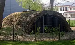 Relikt der Ludgerusburg: Tonnengewölbe