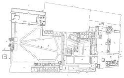 Linkes Bild: Grundriss der Alhambra Rechtes Bild: Grundriss des Topkapı-Palasts