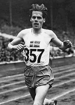 Olympiasieger Tore Sjöstrand – auch EM-Dritter 1946 – musste sich hier mit Rang acht zufriedengeben