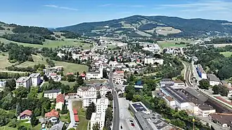 Südansicht von Traisen