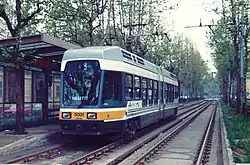 Wagen 5001 in der ursprünglichen Lackierung (1990)